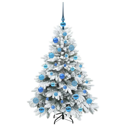 Künstlicher Weihnachtsbaum mit 150 LEDs Grün 120 cm PE und PVC