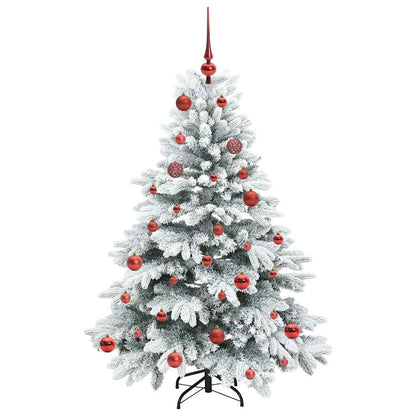 Künstlicher Weihnachtsbaum mit 150 LEDs Grün 150 cm PE und PVC