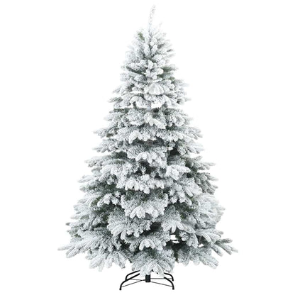 Künstlicher Weihnachtsbaum mit 300 LEDs Grün 240 cm PE und PVC