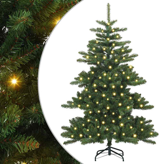 Künstlicher klappbarer Weihnachtsbaum mit 150 LEDs 150 cm PVC