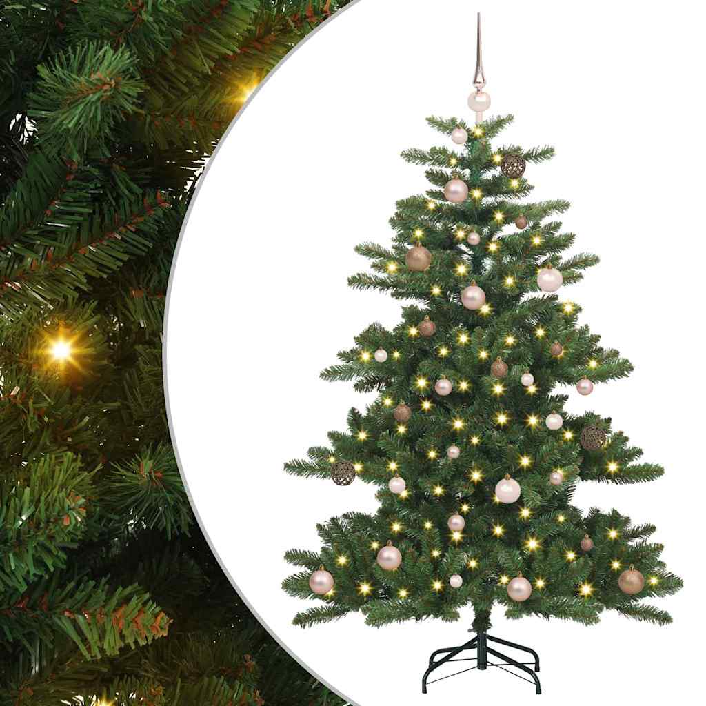 Künstlicher klappbarer Weihnachtsbaum mit 150 LEDs 150 cm PVC
