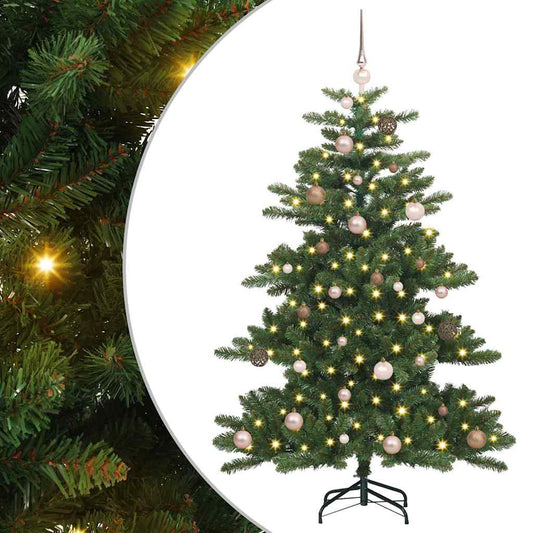 Künstlicher klappbarer Weihnachtsbaum mit 150 LEDs 150 cm PVC