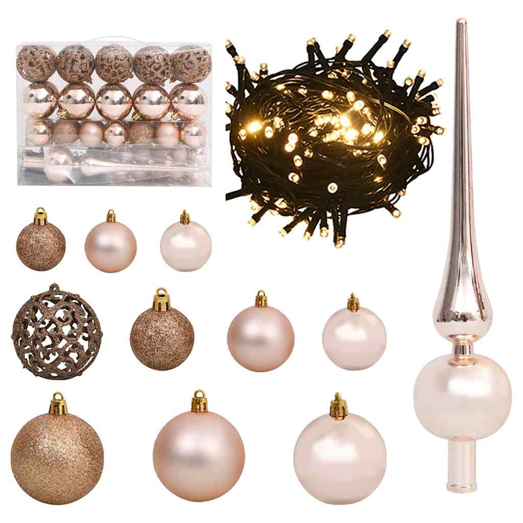 Künstlicher klappbarer Weihnachtsbaum mit 150 LEDs 150 cm PVC