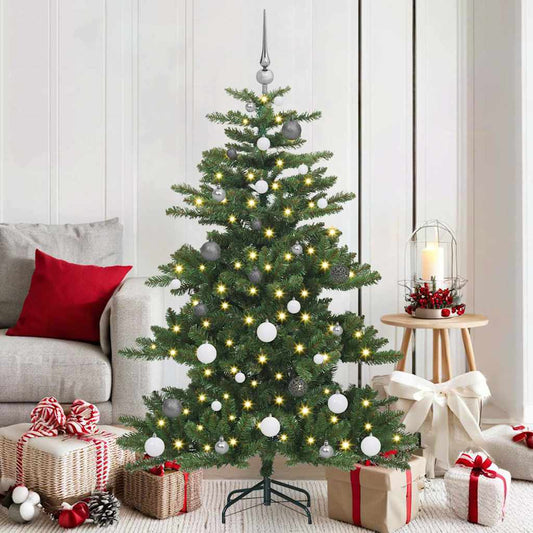 Künstlicher klappbarer Weihnachtsbaum mit 150 LEDs 150 cm PVC