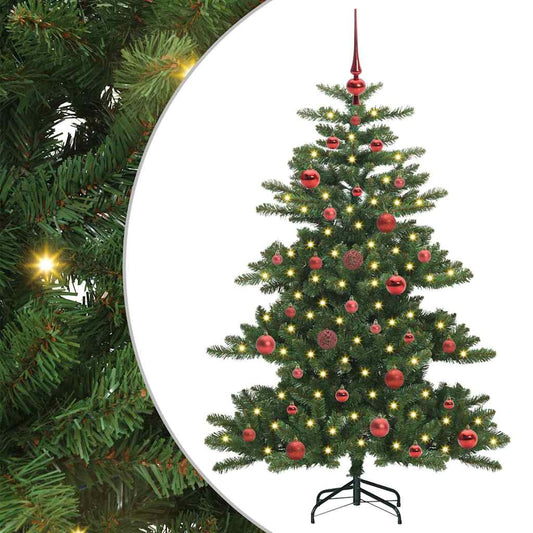 Künstlicher klappbarer Weihnachtsbaum mit 150 LEDs 150 cm PVC