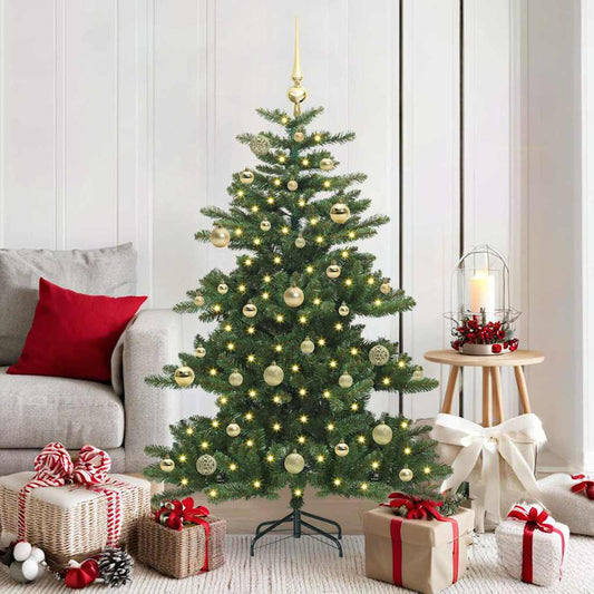 Künstlicher klappbarer Weihnachtsbaum mit 150 LEDs 150 cm PVC