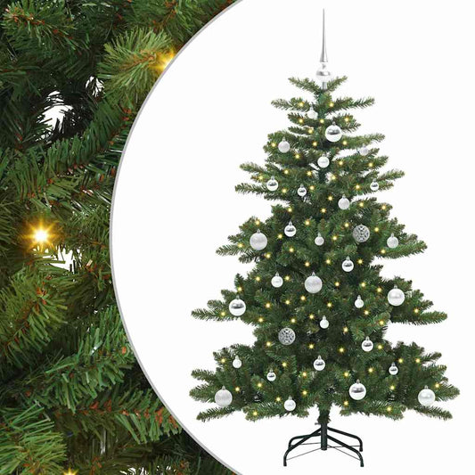 Künstlicher klappbarer Weihnachtsbaum mit 150 LEDs 150 cm PVC