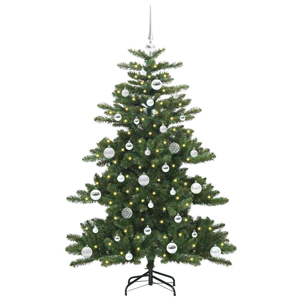 Künstlicher klappbarer Weihnachtsbaum mit 150 LEDs 150 cm PVC