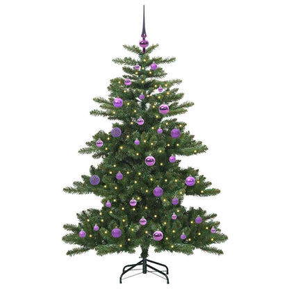 Künstlicher klappbarer Weihnachtsbaum mit 150 LEDs 150 cm PVC