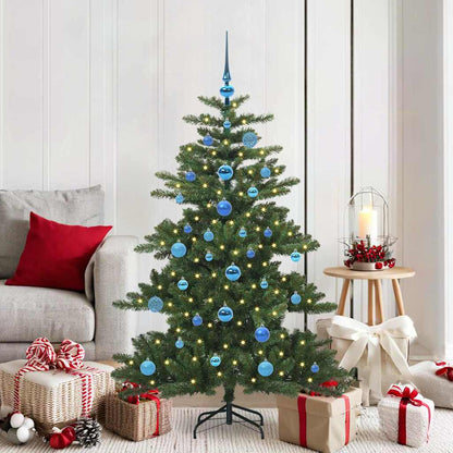 Künstlicher klappbarer Weihnachtsbaum mit 150 LEDs 150 cm PVC