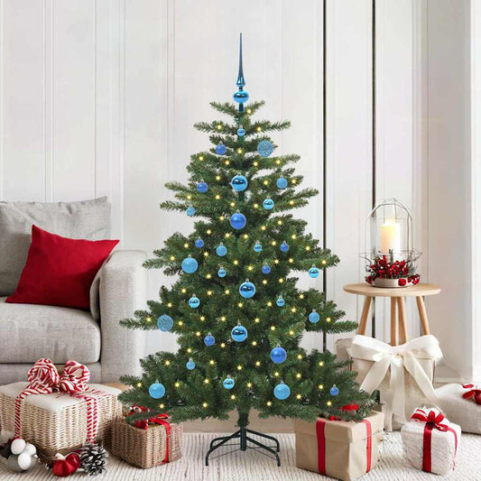 Künstlicher klappbarer Weihnachtsbaum mit 150 LEDs 150 cm PVC