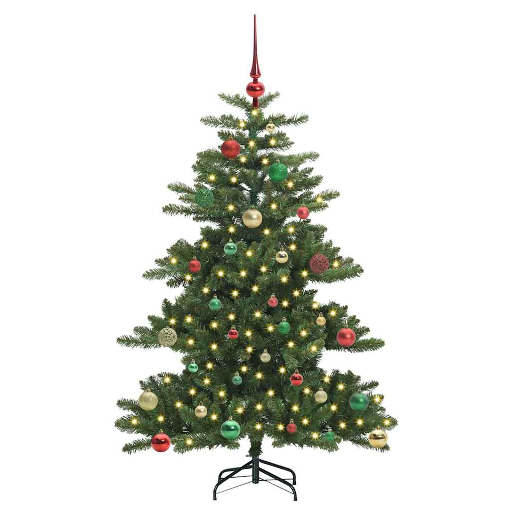 Künstlicher klappbarer Weihnachtsbaum mit 150 LEDs 150 cm PVC