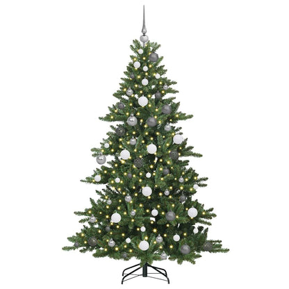 Künstlicher klappbarer Weihnachtsbaum mit 300 LEDs 180 cm PVC