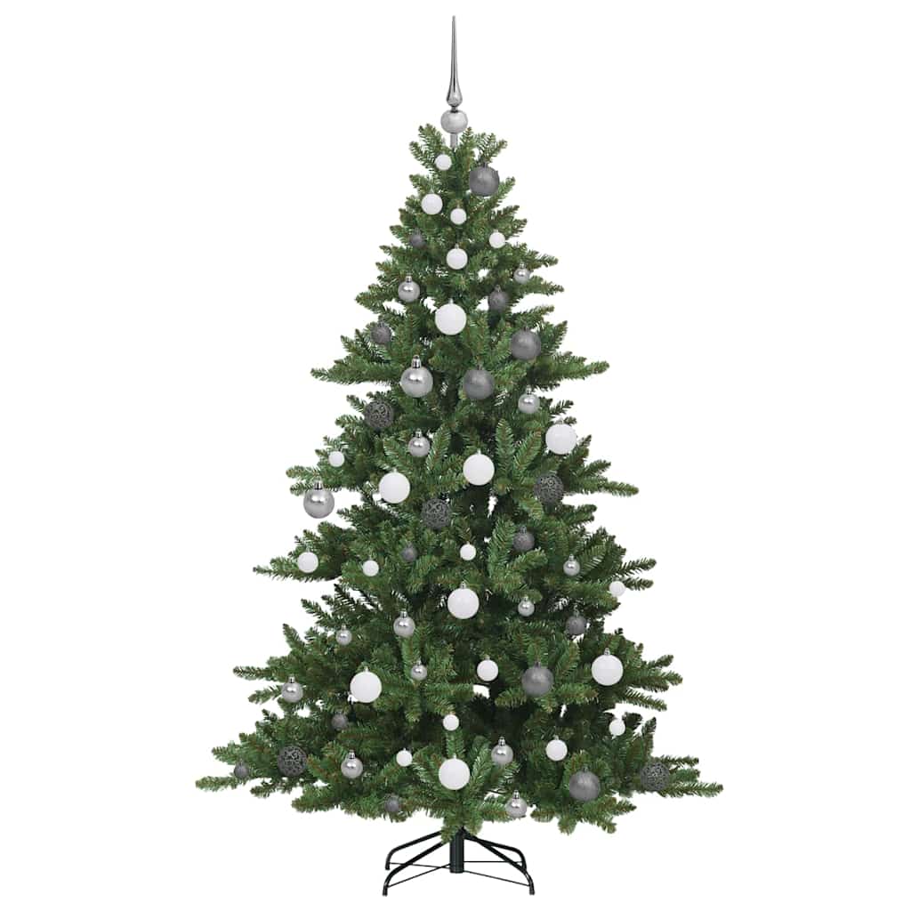 Künstlicher klappbarer Weihnachtsbaum mit 300 LEDs 180 cm PVC