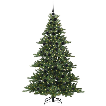Künstlicher klappbarer Weihnachtsbaum mit 300 LEDs 180 cm PVC