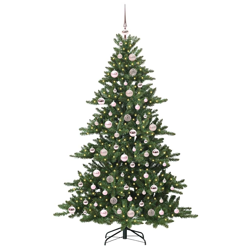 Künstlicher klappbarer Weihnachtsbaum mit 300 LEDs 180 cm PVC
