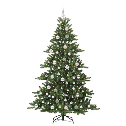 Künstlicher klappbarer Weihnachtsbaum mit 300 LEDs 180 cm PVC