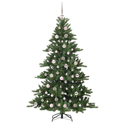 Künstlicher klappbarer Weihnachtsbaum mit 300 LEDs 180 cm PVC