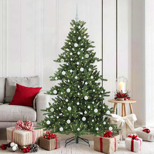 Künstlicher klappbarer Weihnachtsbaum mit 300 LEDs 180 cm PVC