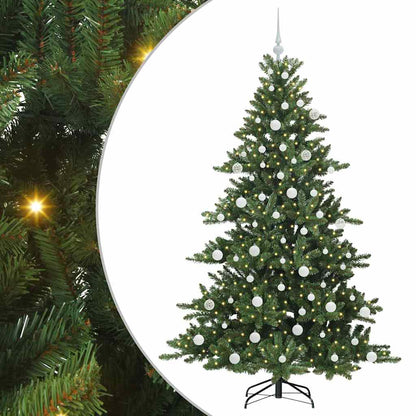 Künstlicher klappbarer Weihnachtsbaum mit 300 LEDs 180 cm PVC