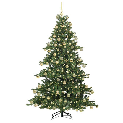 Künstlicher klappbarer Weihnachtsbaum mit 300 LEDs 180 cm PVC
