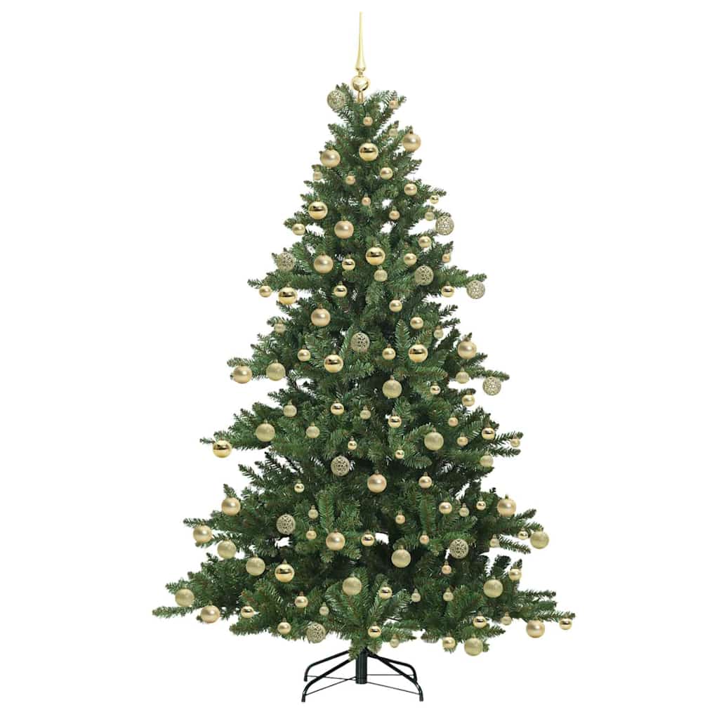 Künstlicher klappbarer Weihnachtsbaum mit 300 LEDs 180 cm PVC