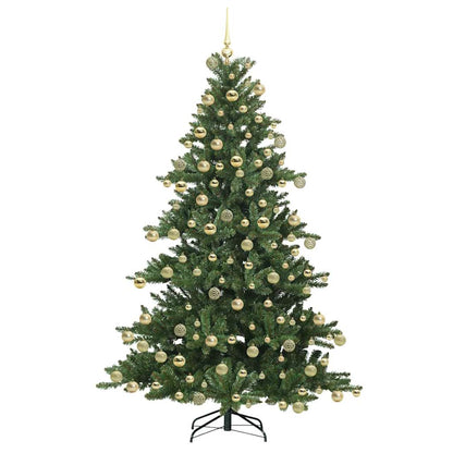 Künstlicher klappbarer Weihnachtsbaum mit 300 LEDs 180 cm PVC