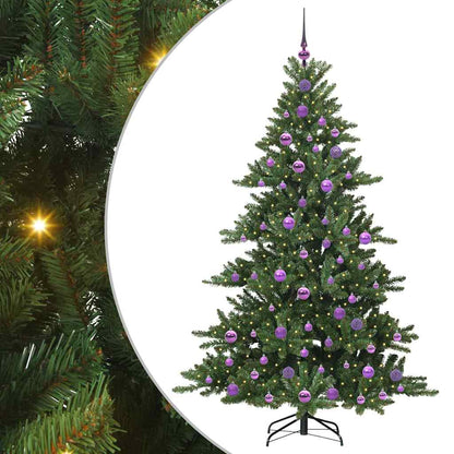 Künstlicher klappbarer Weihnachtsbaum mit 300 LEDs 180 cm PVC