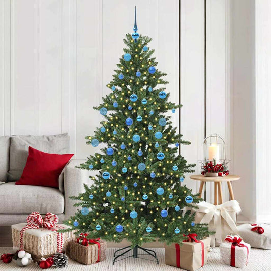 Künstlicher klappbarer Weihnachtsbaum mit 300 LEDs 180 cm PVC
