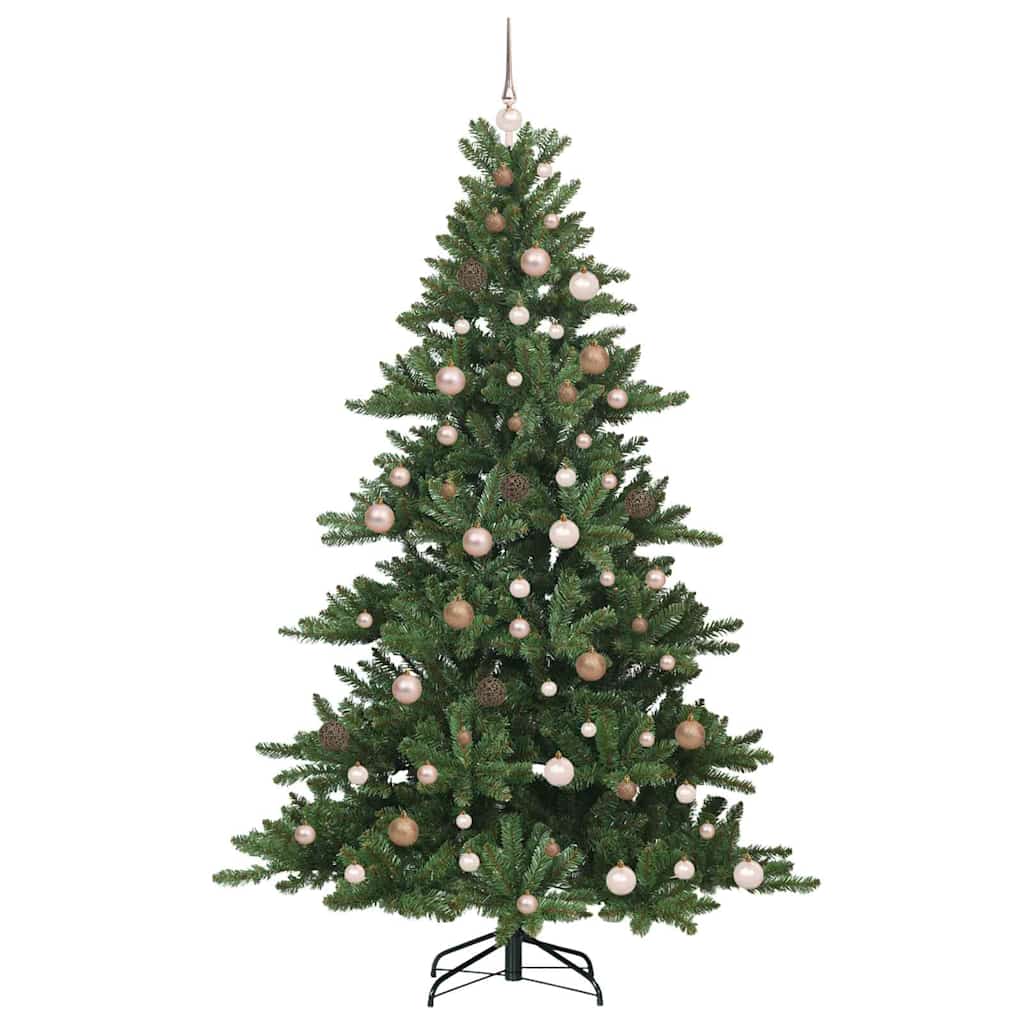 Künstlicher klappbarer Weihnachtsbaum mit 300 LEDs 210 cm PVC