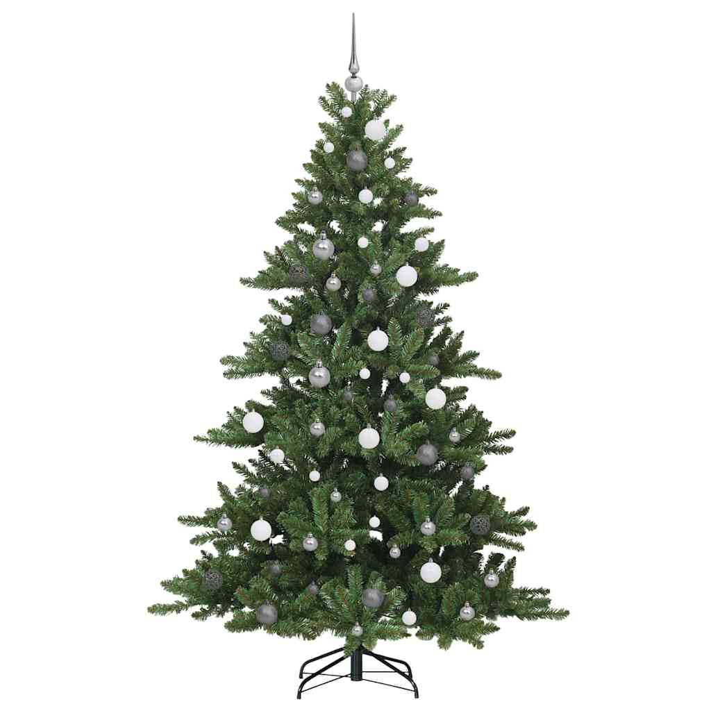 Künstlicher klappbarer Weihnachtsbaum mit 300 LEDs 210 cm PVC