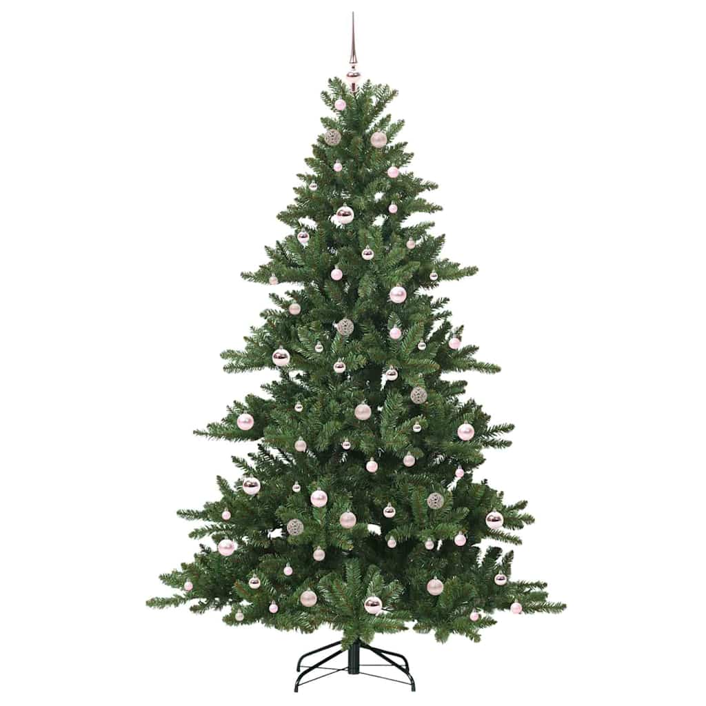 Künstlicher klappbarer Weihnachtsbaum mit 300 LEDs 210 cm PVC