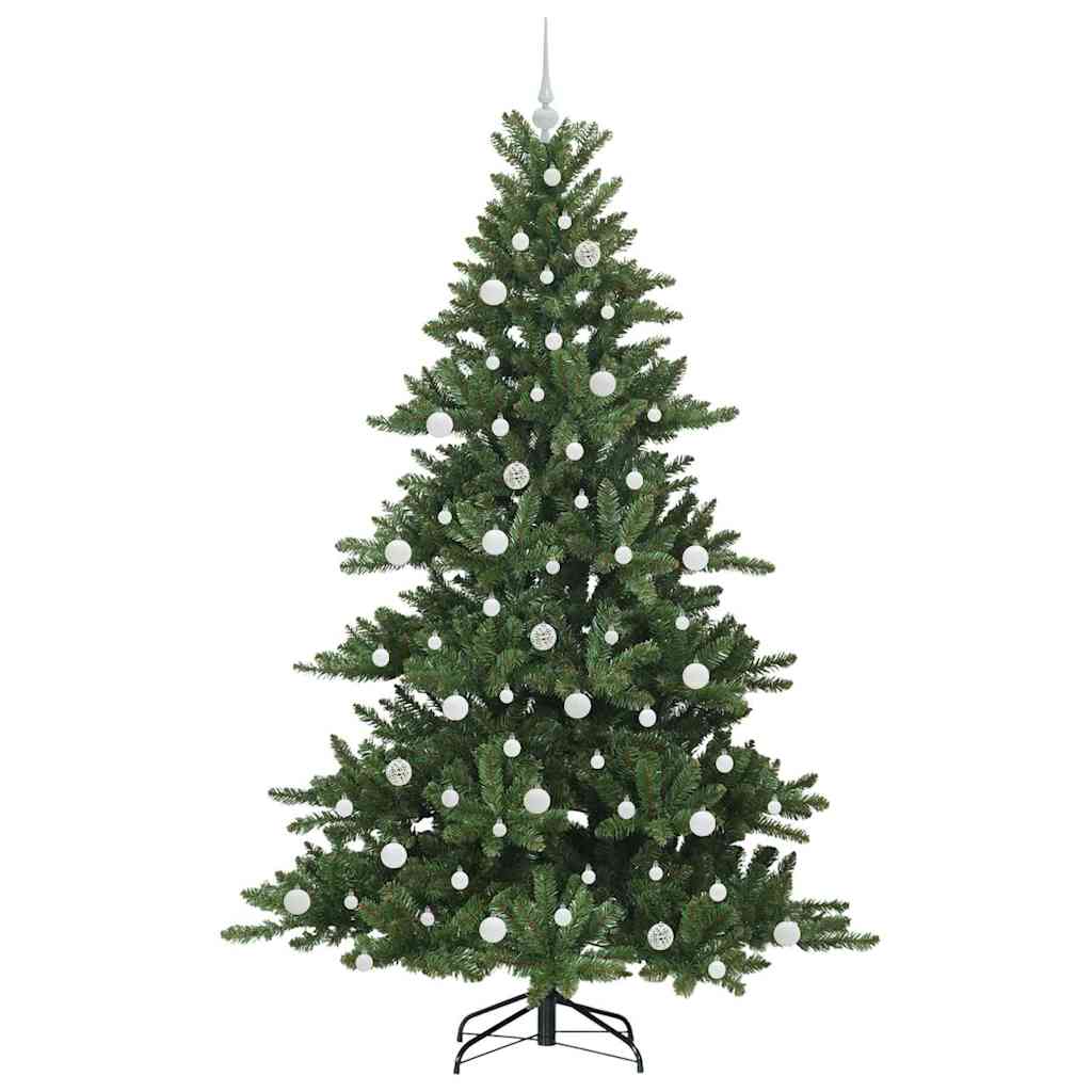 Künstlicher klappbarer Weihnachtsbaum mit 300 LEDs 210 cm PVC
