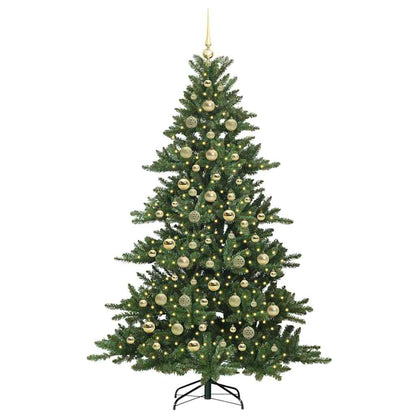 Künstlicher klappbarer Weihnachtsbaum mit 300 LEDs 210 cm PVC