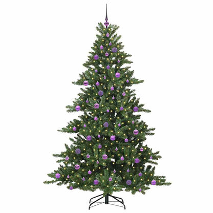 Künstlicher klappbarer Weihnachtsbaum mit 300 LEDs 210 cm PVC