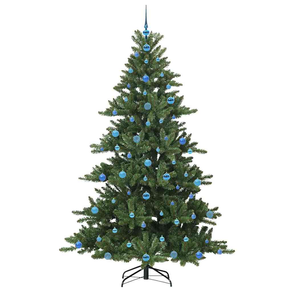 Künstlicher klappbarer Weihnachtsbaum mit 300 LEDs 210 cm PVC