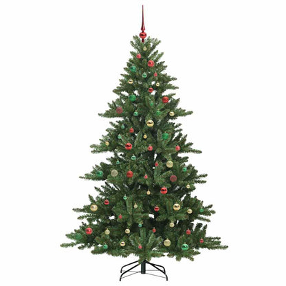 Künstlicher klappbarer Weihnachtsbaum mit 300 LEDs 210 cm PVC