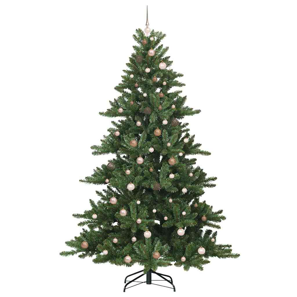 Künstlicher klappbarer Weihnachtsbaum mit 300 LEDs 240 cm PVC