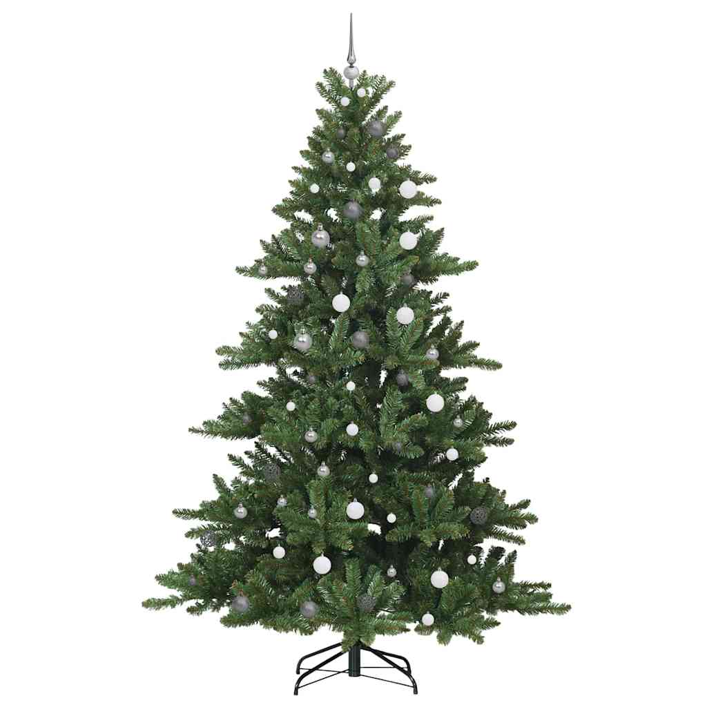 Künstlicher klappbarer Weihnachtsbaum mit 300 LEDs 240 cm PVC