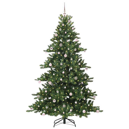 Künstlicher klappbarer Weihnachtsbaum mit 300 LEDs 240 cm PVC