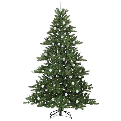 Künstlicher klappbarer Weihnachtsbaum mit 300 LEDs 240 cm PVC