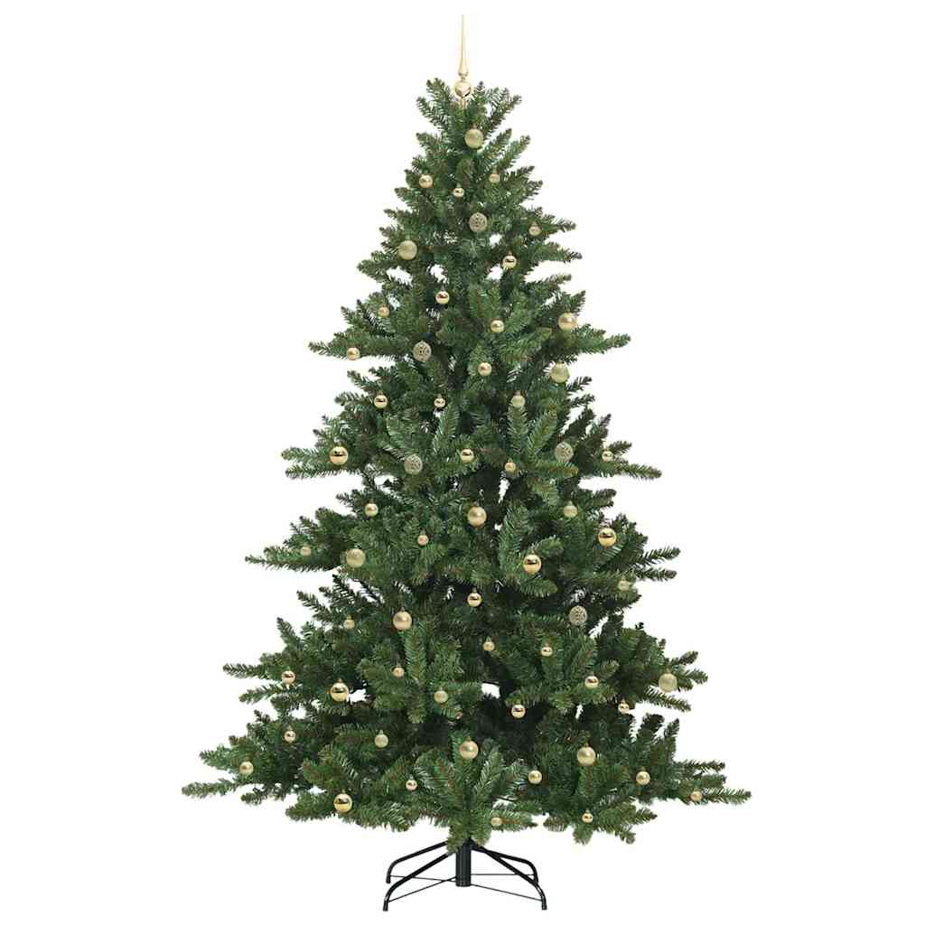 Künstlicher klappbarer Weihnachtsbaum mit 300 LEDs 240 cm PVC