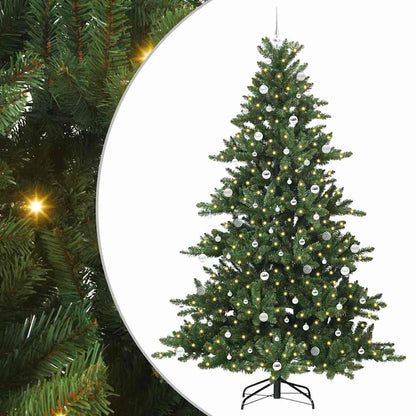 Künstlicher klappbarer Weihnachtsbaum mit 300 LEDs 240 cm PVC