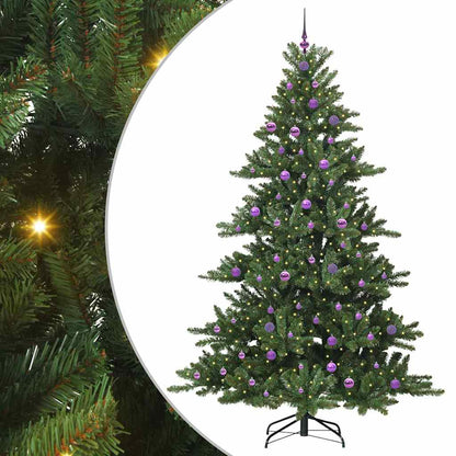 Künstlicher klappbarer Weihnachtsbaum mit 300 LEDs 240 cm PVC