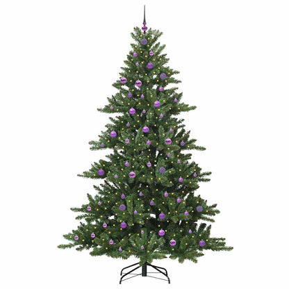 Künstlicher klappbarer Weihnachtsbaum mit 300 LEDs 240 cm PVC