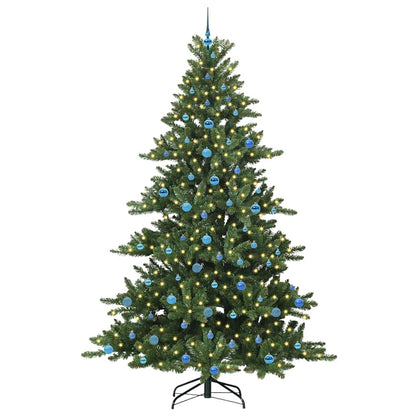 Künstlicher klappbarer Weihnachtsbaum mit 300 LEDs 240 cm PVC