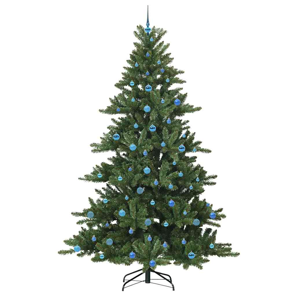 Künstlicher klappbarer Weihnachtsbaum mit 300 LEDs 240 cm PVC