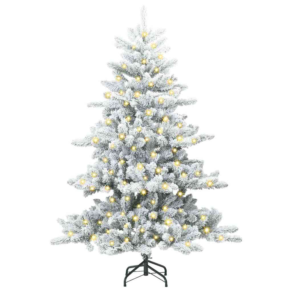 Künstlicher klappbarer Weihnachtsbaum mit 150 LEDs 150 cm PVC