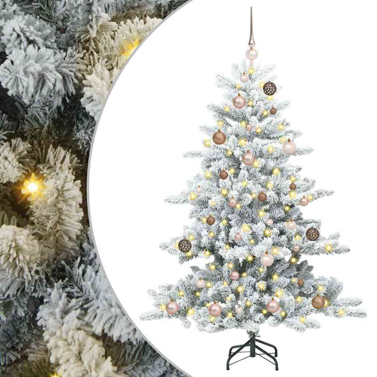Künstlicher klappbarer Weihnachtsbaum mit 150 LEDs 150 cm PVC
