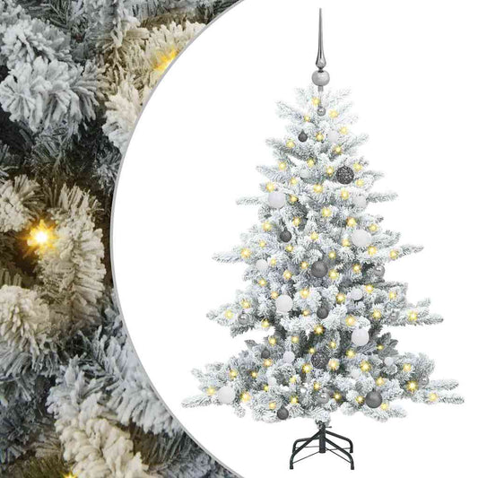 Künstlicher klappbarer Weihnachtsbaum mit 150 LEDs 150 cm PVC